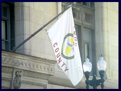 Daley Plaza 25 - City Hall, Cook County flag